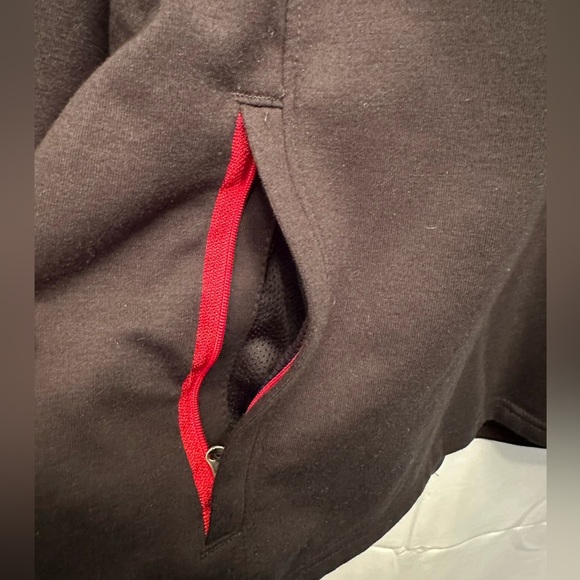 Eddie Bauer Sweatshirt Mens XL Black Fleece 1/4 Zip Pullover Gorpcore Hiking - Picture 4 of 9